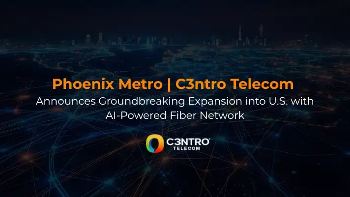 Expansión C3ntro Telecom, fibra óptica hasta Phoenix. 