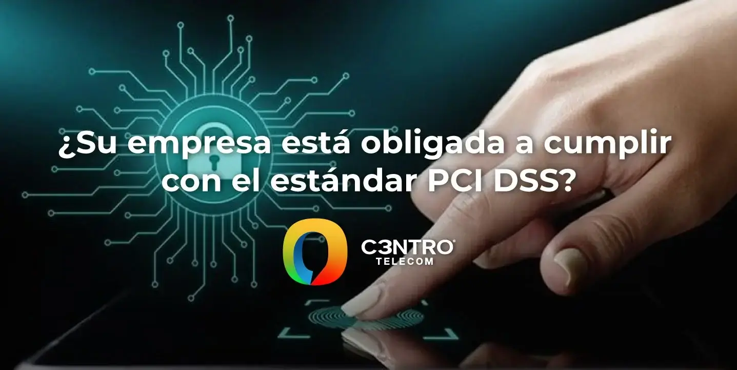 Mano en sistema de seguridad, representando el estándar PCI DSS