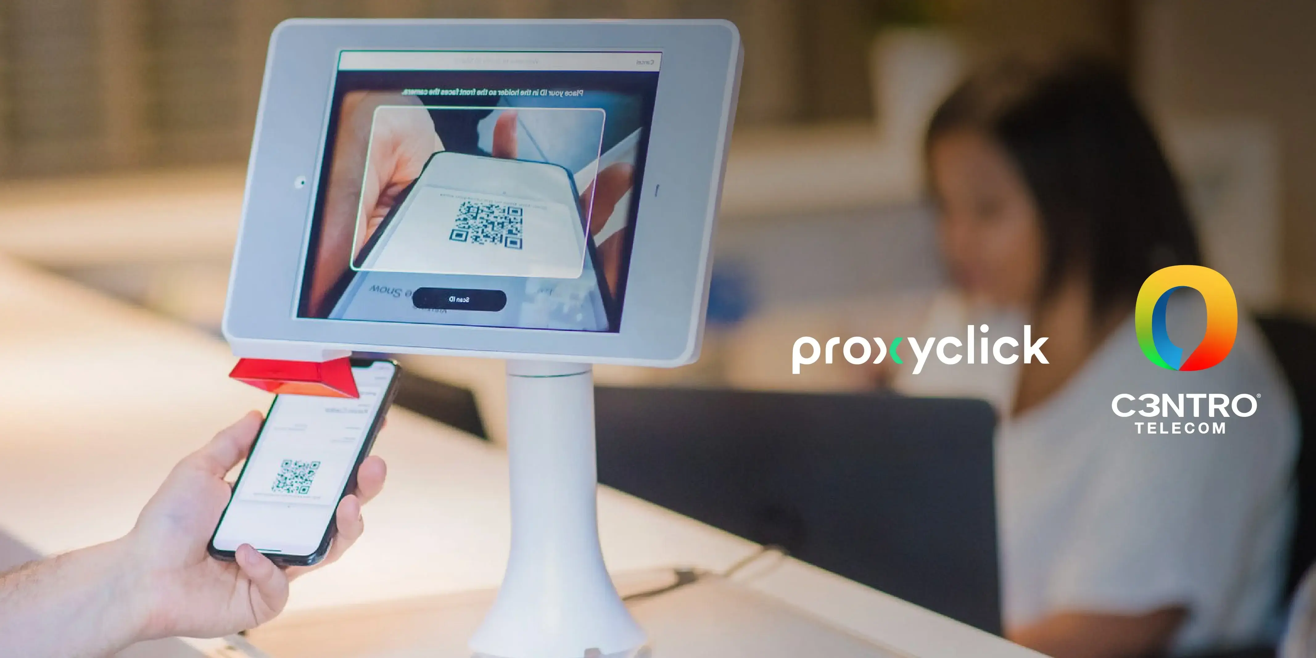 Sistema de registro de visitantes Proxyclick. 