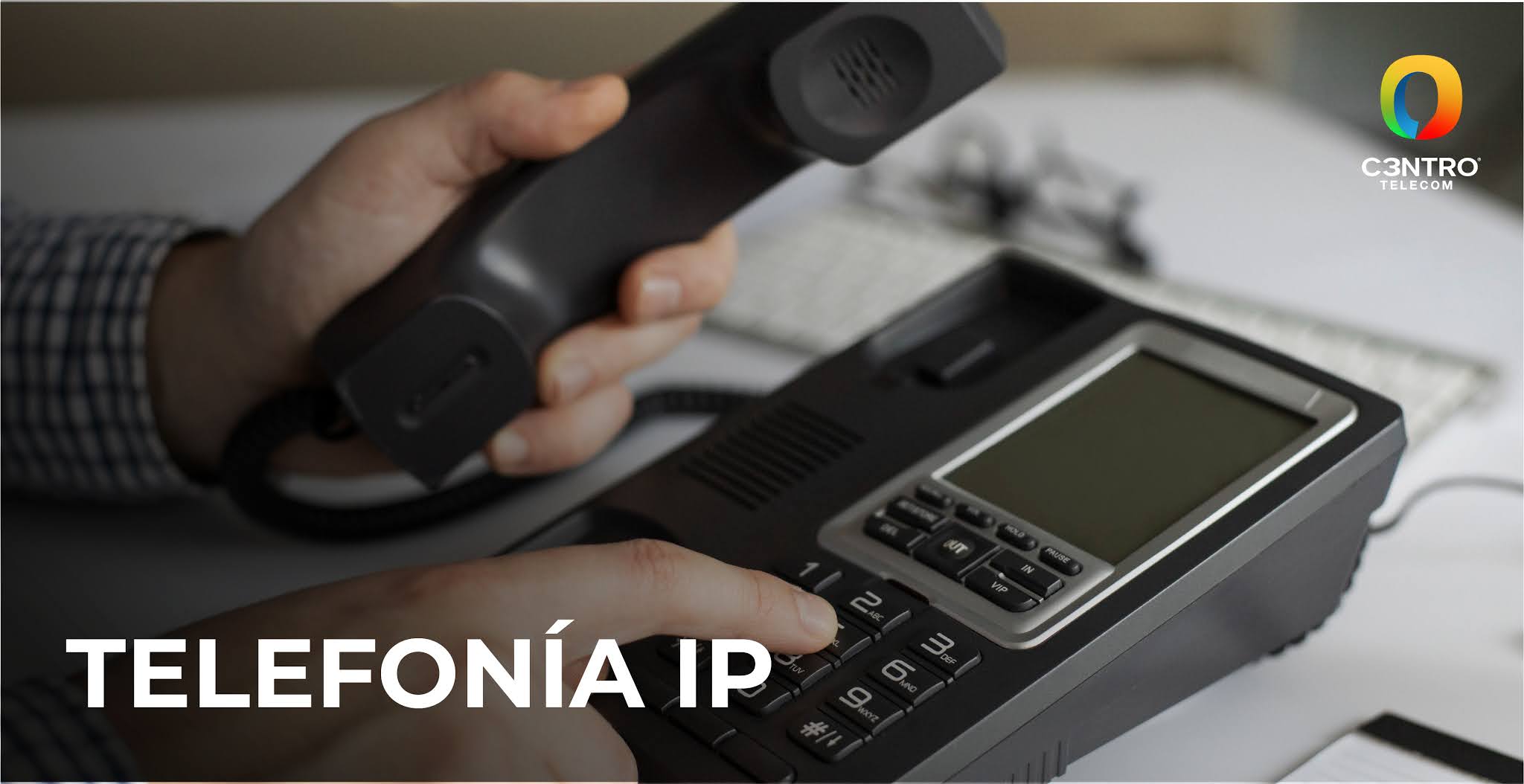 telefono con telefonía IP